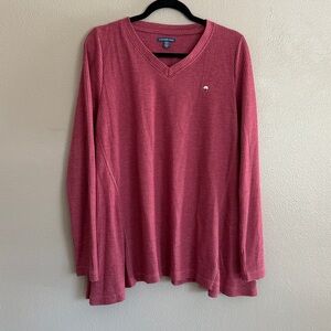 Southern Shirt M Waffle Kit V-Neck Long Sleeve Shirt